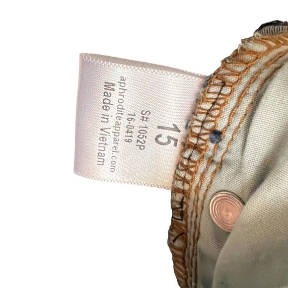 AP Blue Paint Splash Skinny Jeans junior size 15 - Picture 15 of 15